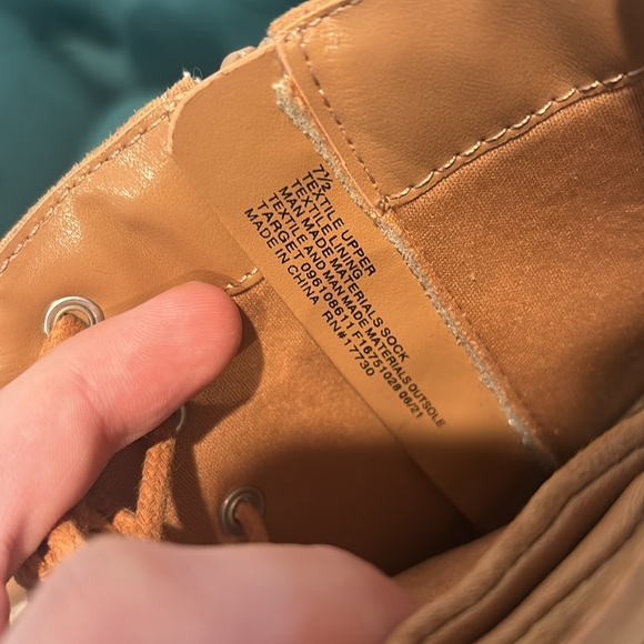 Suede Combat Boots - Picture 5 of 8